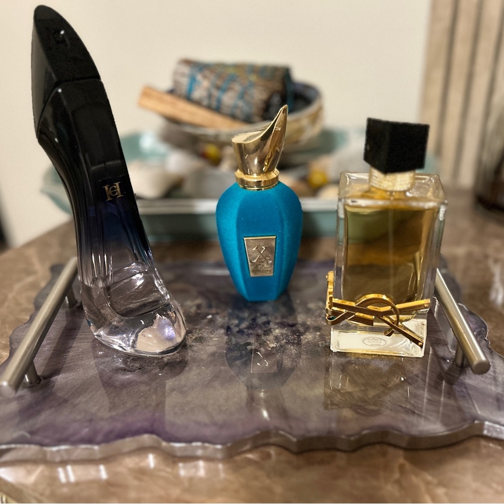 Resin Tray with Amethyst Crystals - Only one made - Picture 4 of 8